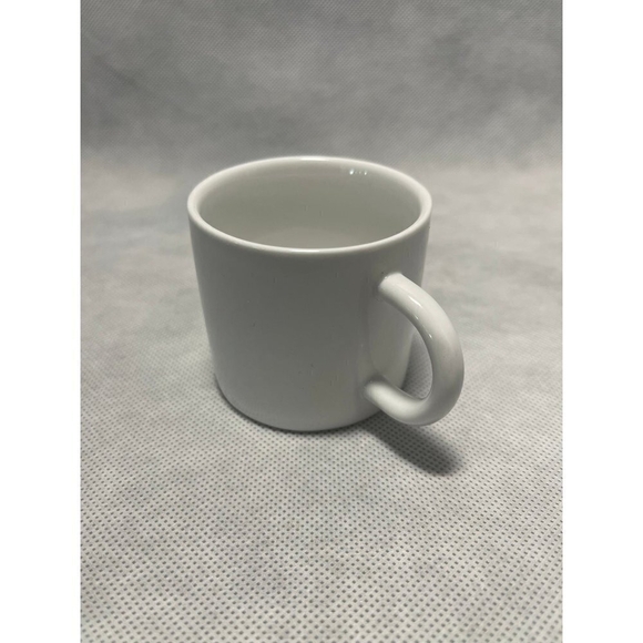 Set of 4 Coffee Mug Crate & Barrel Espresso Cups 4x White Porcelain Espresso Mug - Picture 11 of 12